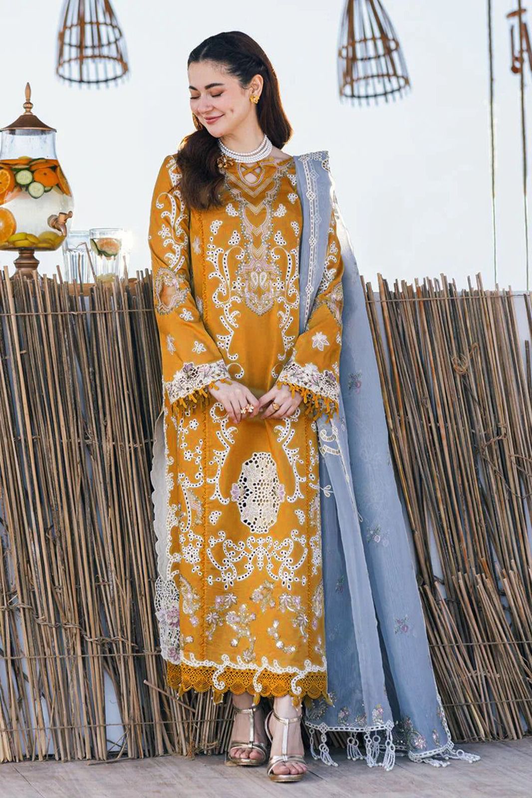 Women Embroidery Dress With Dupatta Unstitched