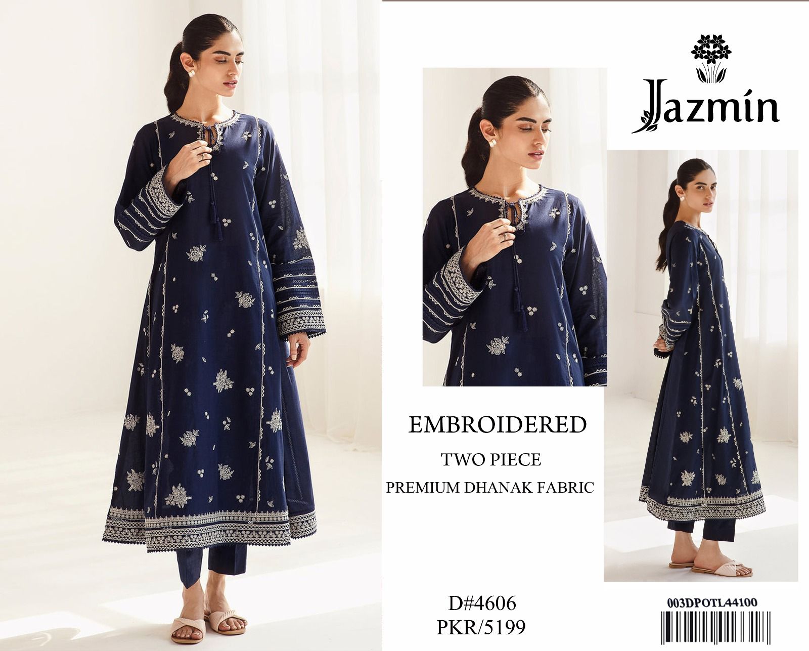Women Embroidery Dress With Dupatta Unstitched